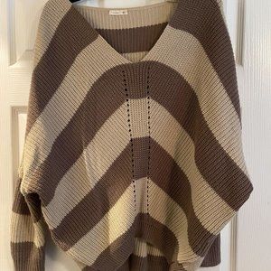 Tan and brown m/l sweater